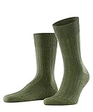 FALKE Herren Socken Teppich Im Schuh, Wolle, 1 Paar, Grün (Herb 7754), 45-46
