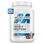 Muscletech Grass-Fed Whey Protein Powder (Triple Chocolate, 1.8LB) - Whey Protein Smoothie & Milk Shake Mix Supports Muscle Gain & Recovery - 20g of Whey Protein for Women & Men - Non-GMO, Gluten-Free