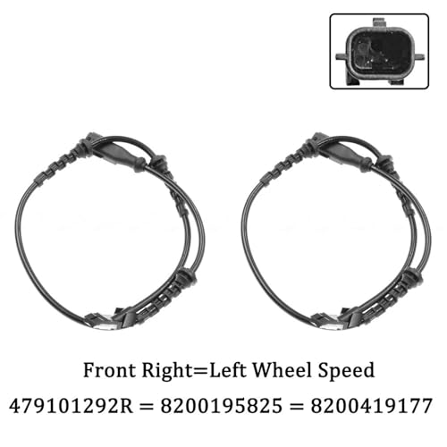 Capteur de vitesse de roue ABS avant interchangeable gauche et droite - 2