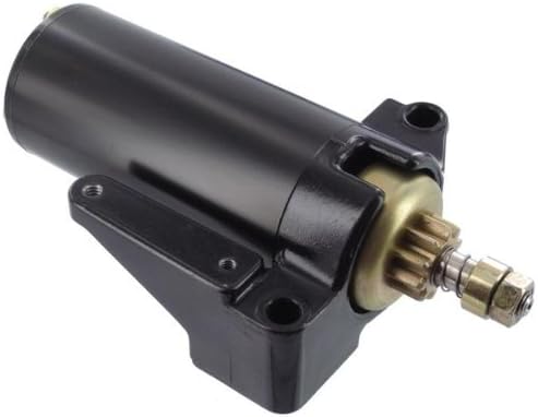 New 12 Volt, 10 Teeth, PMDD Starter Compatible with/Replacement for Evinrude/Johnson 5659240-MO20SM, 584613 22.6mm Splines OD, 102mm Field Housing Length