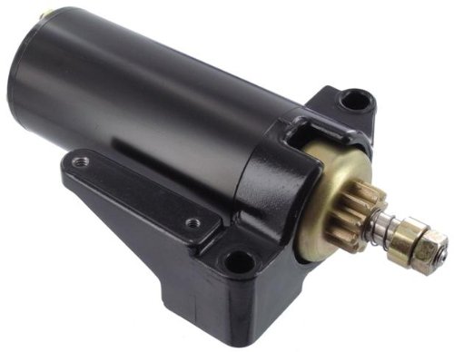 New 12 Volt, 10 Teeth, PMDD Starter Compatible with/Replacement for Evinrude/Johnson 5659240-MO20SM, 584613 22.6mm Splines OD, 102mm Field Housing Length