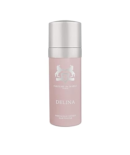 Parfums de Marly - Delina Hair Mist - 2.5 Fl Oz - Ancilares para Mujer - Notas altas Ruibarbo, Lichi, Esencia de bergamota - Notas de corazón Rosa