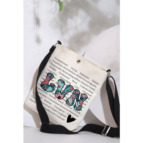 MAOFAED LVN Definition Crossbody Bag for Nurse, LVN Gift, Licensed Vocational Nurse Gift, Nurse Life Gift, Lvn Nurse Gift4
