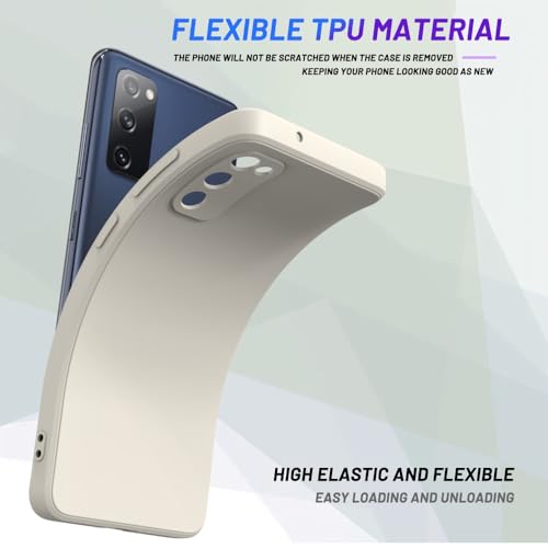 Image of for Samsung Galaxy S20 FE Case White, Scratch Resistant with Soft Touch, Slim Thin Phone Cover for Samsung Galaxy S20 FE