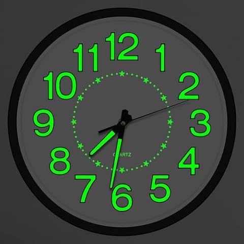 ALEENFOON Glow in the Dark Wall Clock Cover