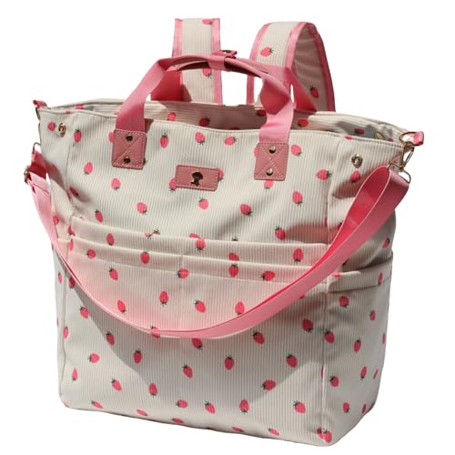 Image of ESVAN Diaper Tote Bag Totepack Backpack Crossbody Bag 3 in 1 for Women Laptop Backpack Multifunctional with Insulated Pockets