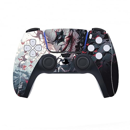 Image of PlayVital Killing Clown Full Set Skin Decal for ps5 Console Digital Edition, Sticker Vinyl Decal Cover for ps5 Controller & Charging Station & Headset & Media Remote