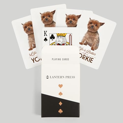 52 Naipes de Póker Yorkie, Fondo Blanco miniatura 6