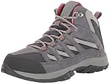 Columbia Women's Crestwood Mid Waterproof Hiking Boot Shoe, Graphite, Daredevil, 7 Regular US