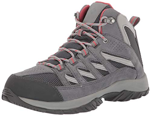 41HLOrvXSML. SL500 Columbia Women’s Crestwood Mid Waterproof Hiking Boot Shoe, Graphite, Daredevil, 7 Regular US