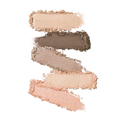 Revlon PhotoReady Eye Contour Kit Neutral Eyeshadow Palette, Wet/Dry Shimmer, 5 Shades, Double-Ended Brush, PACKAGING MAY VARY, 505 Impressionist, 0.1 oz - Image 5