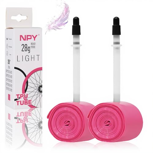 2-Pack TPU 700C Bike Inner Tube (18-32C...