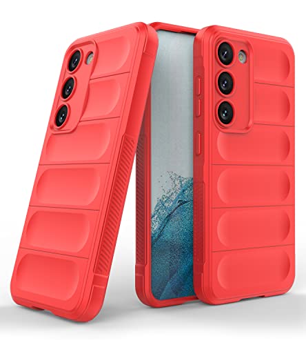Image of Amazon Brand - Solimo Back Case Cover for Samsung Galaxy S23 5G | Compatible for Samsung Galaxy S23 5G Back Case Cover | Liquid Silicon Magic Case for Samsung Galaxy S23 5G with Camera Protection |Red