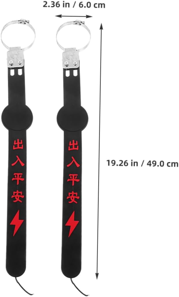 2pcs Vehicle Static Grounding Strap with Clamp Car Static Belt for Safe Driving Easy Installation Enhanced Appearance for Trucks and Suvs