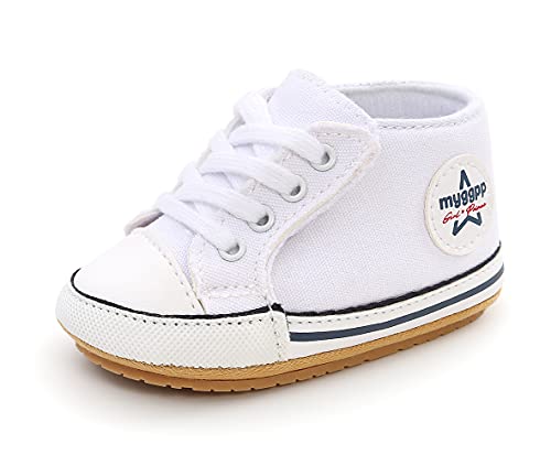 Sehfupoye Babymeisjes jongens gymschoenen peuters schoenen canvas eerste wandelschoenen pasgeborenen anti-slip prewalker… - Image 3