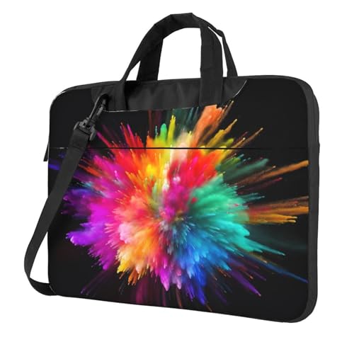 Sac à bandoulière pour ordinateur portable homme et femme imprimé couleur