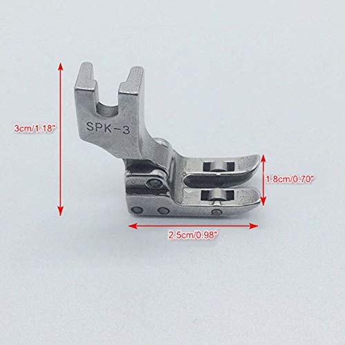 Pie prensatela rodillo para máquina de coser industrial miniatura 3