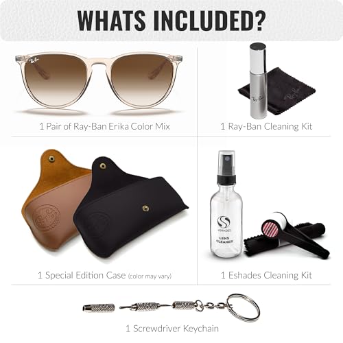 Ray-Ban RB4171 ERIKA COLOR MIX Phantos Shaped Sunglasses for Men & Women with Official RAYBAN Eyewear Kit2