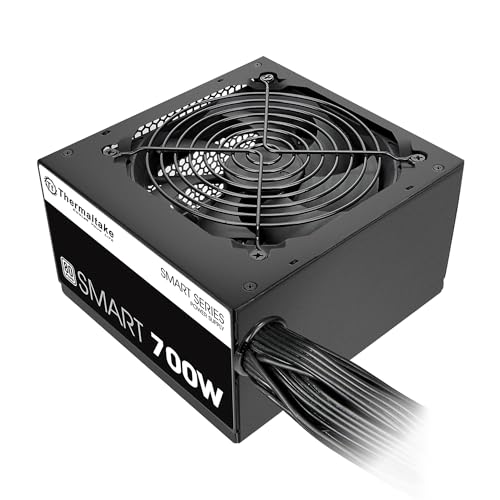 Image of Thermaltake Smart 700W 80+ White Certified PSU, Continuous Power with 120mm Ultra Quiet Fan, ATX 12V V2.3 /EPS 12V Active PFC Power Supply PS-SPD-0700NPCWUS-W