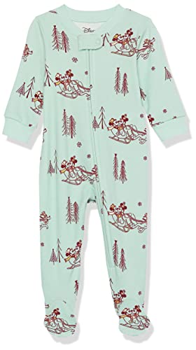 Image of Amazon Essentials Disney | Marvel | Star Wars Unisex Babies, Toddlers and Kids' Footed Sleepers, Zip Up Pajamas, Multipacks