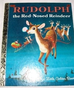 Rudolph, the Red-nosed Reindeer, By Barbara Shook Hazen, From Story By Robert May, Pictures By Richard Scarry, Little Golden Book, C1954, C1976, 27th Printing, 1980