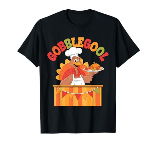 Gobblegool Autumn Fall Thankful Turkey Day Thanksgiving T-Shirt