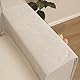 JIAHG Sofa Armlehne Organizer Betttasche Couch Stuhl Aufbewahrungstasche Anti-Rutsch Nachttisch Tasche Sofa-Bett Hängeaufbewahrung für Buch, Zeitschriften, Handy, Fernbedienung (Beige,60x110cm)