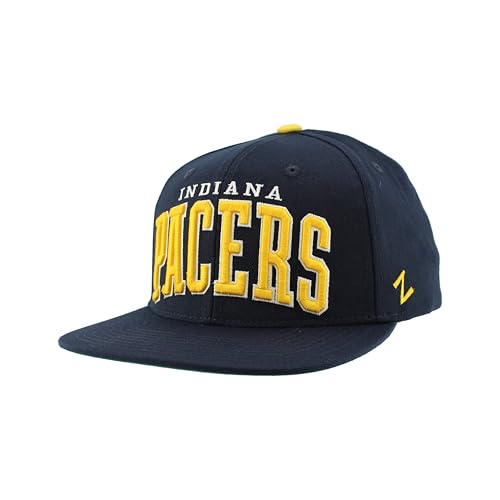 Indiana Pacers NBA Officially Licensed Adjustable Snapback Hat Flat Bill Z11 Retro Superstar