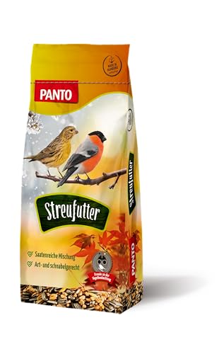 Preisvergleich Produktbild PANTO Streufutter für Wildvögel 20 kg Vogelfutter aus Sonnenblumenkernen, Getreide & Nüssen für Körnerfresser, ganzjähriges Wildvogelfutter für Futterstellen