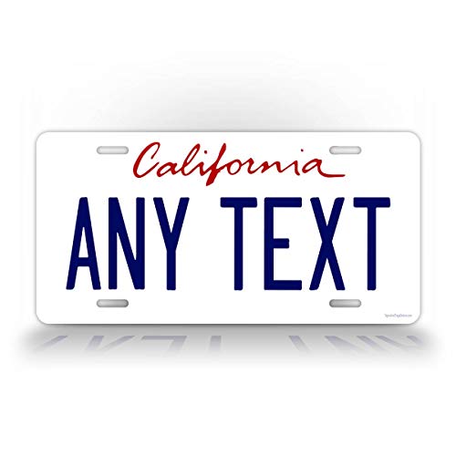 Signsandtagsonline Custom California State License Plate Official Replica Ca Auto Tag Any Text! Personalized Sign #TOP3
