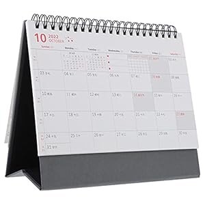 Yardwe 2022 Desktop Kalender Staande Flip Desktop Kalender Maandelijkse Kalender Pad Schedule Planner voor School Thuis…