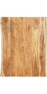 vidaXL Piano Tavolo 140x40x2,5 cm Rettangolare Legno Acacia Bordi Vivi