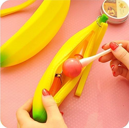 Unexpectedly Cute Banana Shape Silicone Coin Purse – Unique Novelty Wallet with Zipper, Bright Yellow Pouch for Kids, Teens & Women, Fun Gift for Friends & Party Favors - Image 4