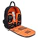 Produktbild Kamerarucksack, Selighting DSLR Kamerarucksack Wasserdicht Fotorucksack Kamera Rucksack für Canon Nikon Sony SLR Spiegelreflexkamera mit Regenschutzhülle (Orange)