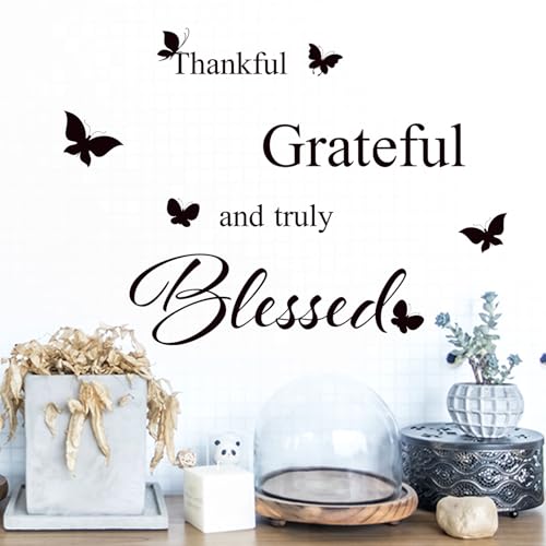 Vinilo decorativo de pared con frases positivas negro