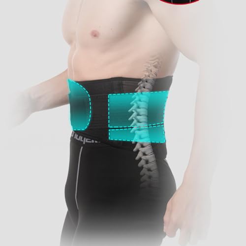 Faja abdominal ajustable unisex transpirable miniatura 4