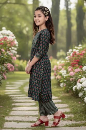 Image of Girls Girls Kurta Set