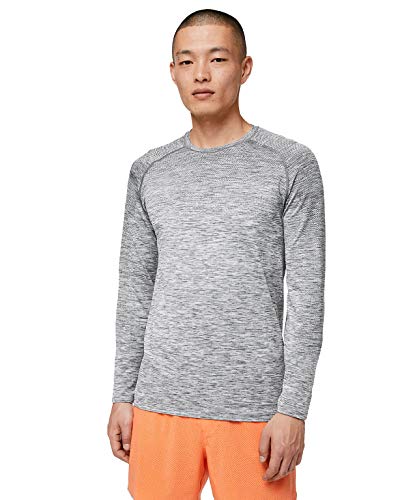 Lululemon - Men's Metal Vent Tech Long Sleeve, Slate/White, X-Small