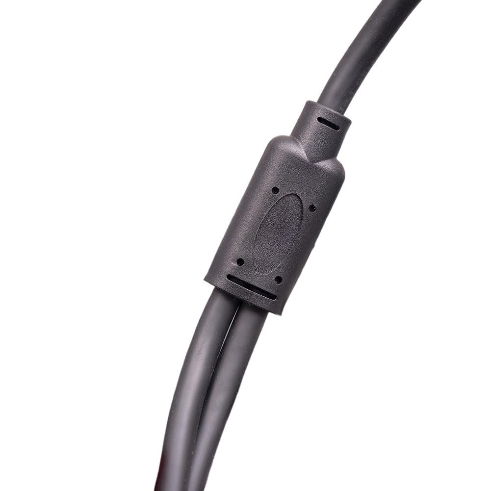 Cavo sdoppiatore a Y bilanciato da XLR femmina a 3 pin femmina a doppio XLR maschio, 91 cm, 50 cm, per strumenti, microfoni, cavi di segnale (nero, 1 pezzo)