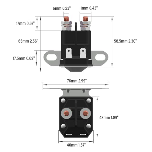 JTAREA Solenoid - Dimensions