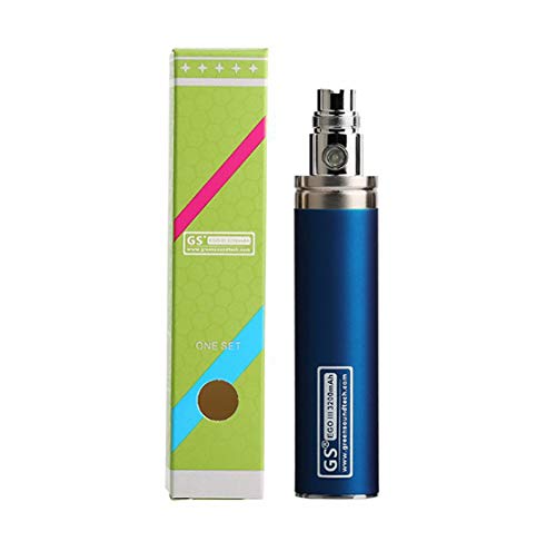 SmashingDealsDirect® Authentic GS II 3200mAh Quality Vape Battery Rechargeable Vaporiser Batteries (Blue)