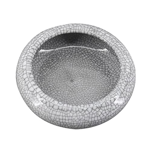 HOODANCOS Ceramic Ink Dish Calligraphy Brush Pot Porcelain Pot for Chinese Calligraphy