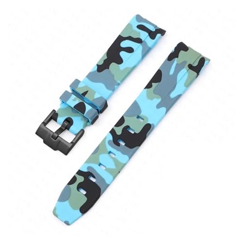 [-ł] IKΉʃXgbv XEHb`Ή [XEHb` J[uGh VRo[uXbg Y fB[X X|[cEHb`oh ANZT[ 20mm(Camo light blue02)