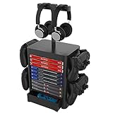 [Speicherplatz speichern]: Machen Sie die gesamte PS4 mit Doppelcontrollern und DVD-Spielen in der vertikalen Position, speichern Sie den Speicherplatz. Sie können das Spiel aufbewahren, um sie ordnungsvoll zu machen.