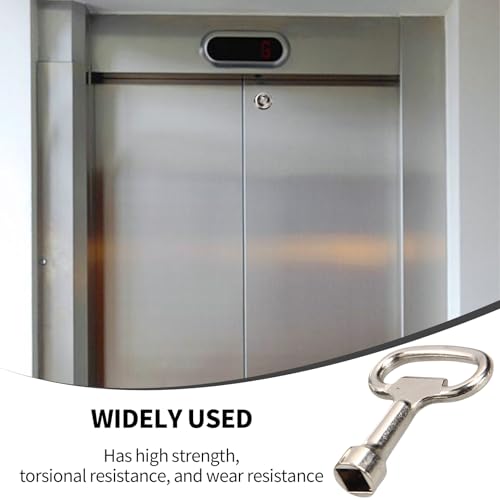 2 Stück Vierkantschlüssel,8MM Schlüssel Vierkant Wasserhahn Kant Außenwasserhahn Außenwasserhähne Entlüftungsschlüssel Heizungsentlüftungsschlüssel Universalschlüssel,für Stromkasten Stadtbus Etc