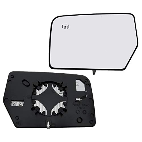 New Replacement Driver Side Mirror Heated Glass With Backing Compatible With 2007-2011 Ford Expedition 2007-2012 Lincoln Navigator Sold By Rugged TUFF - Thumbnail 3