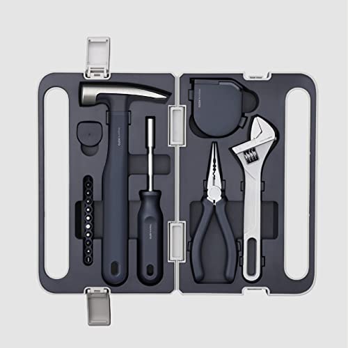 Hoto Tool Set, Hand Tool Set/Home Tool Kit, Diy Set Tool Household Hand Tool With Screwdriver Wrench Hammer Tape Plier Tool Box, Essential Mechanics Tools Kit For Everyday Home Repairs #TOP1