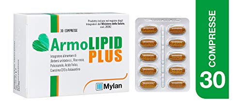 ArmoLipid Plus Integratore Alimentare, 30 Compresse