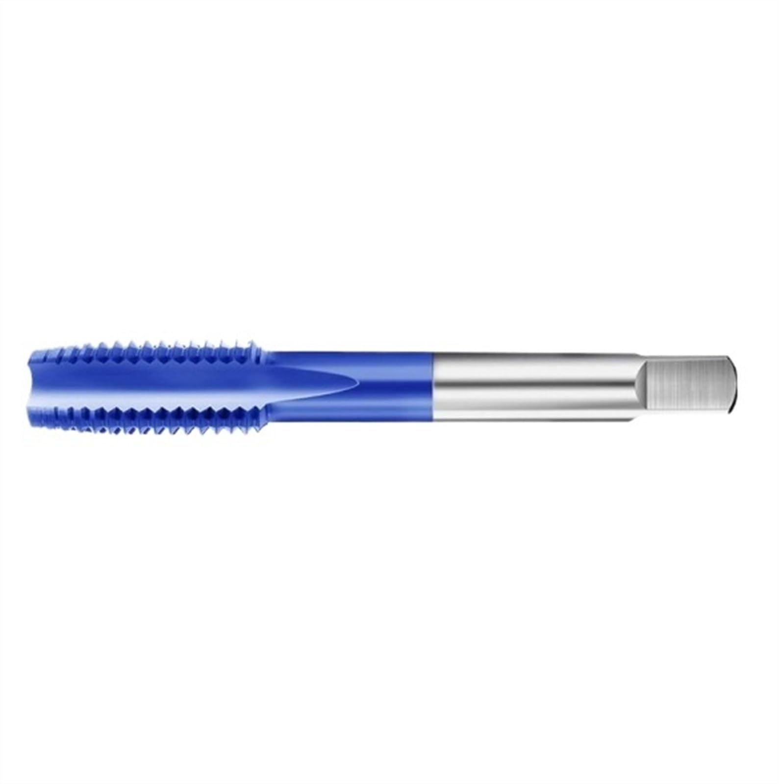 Macho de roscar con Punta Especial de Acero Inoxidable Azul de Alta Velocidad con Cobalto, M35, M2/M3/M4/M5/M6/M8 (Color: M10x1.5-Recto, tamaño: 1 Unidad)