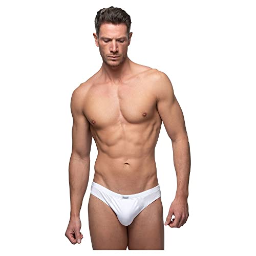 ABANDERADO Mini Slip de algodón Combinaison, Blanc (Blanco 001), Large (Taille Fabricant: G/52) Homme
